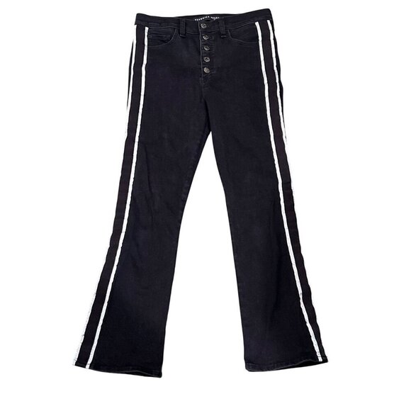 VERONICA BEARD Carolyn 10" Baby Boot Jeans Raven (Black) Wash J0740003 Sz 28 EUC - Picture 1 of 9
